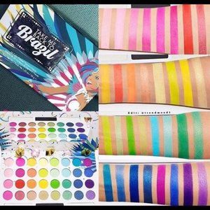 BH Cosmetics Palette TAKE ME TO BRAZIL Eyeshadow 35 Pressed Pigment Colors NEW